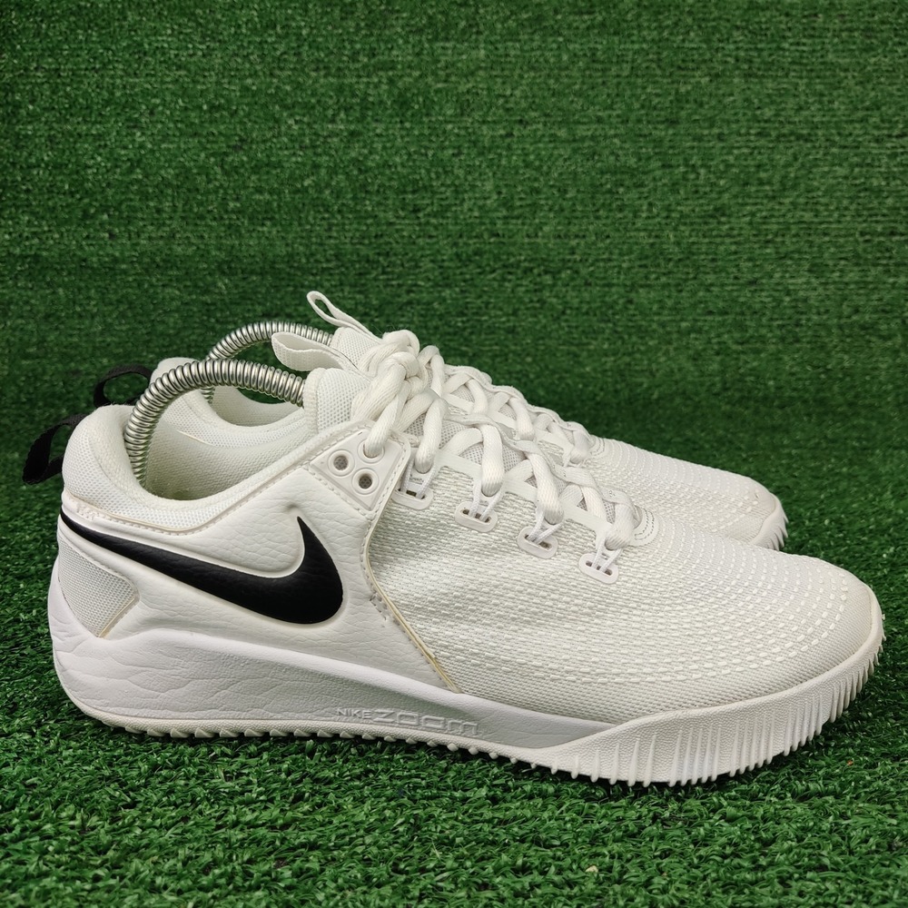 Nike Volleyball Shoes Women 8 White Zoom Hyperace 2 AA0286-100 Athletic Sneakers